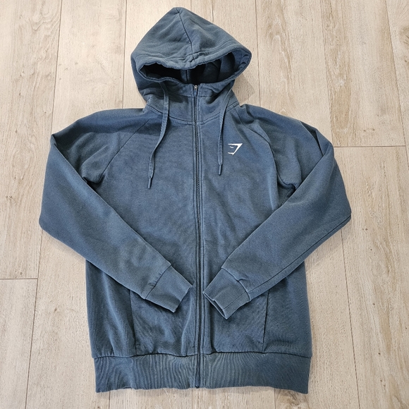 Gymshark Zip Training Hoodie, XS, Blue - Picture 2 of 13